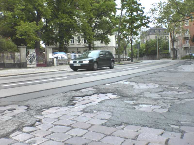 Die Tharandter Straße in Dresden Zustand 2005